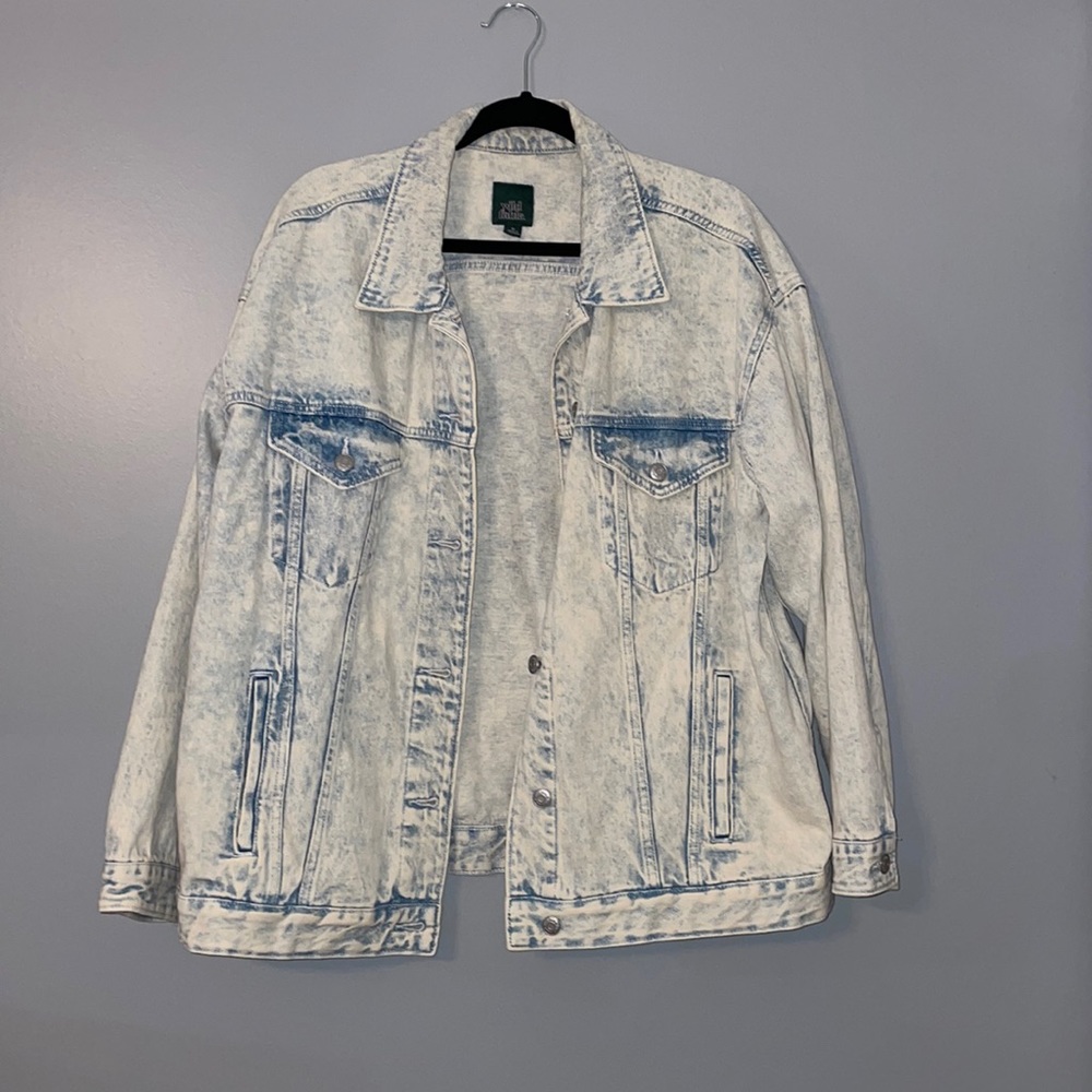 Wild Fable oversized acid wash Jean jacket